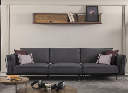 Big Sofa 330cm fabric xxl couch fabric sofa upholstery seat cushion furniture textile